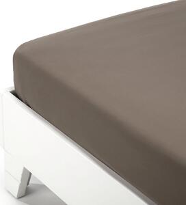 Lenzuolo Inferiore In Jersey Di Cotone Jersey Singolo Caleffi Tinta Unita Moka Caleffi