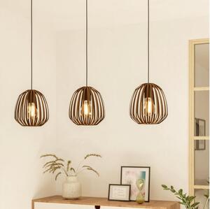 Eglo 901098 - Lampadario a sospensione con cavo ESPINAL 3xE27/40W/230V, finitura bronzo