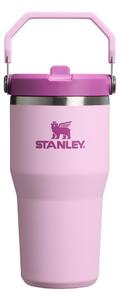 Borraccia termica rosa in acciaio inox 600 ml IceFlow™ Flip Straw 2.0 Cherry Blossom – Stanley