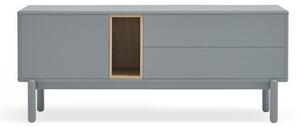 Tavolo TV blu-grigio 140x56 cm Corvo - Teulat