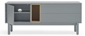 Tavolo TV blu-grigio 140x56 cm Corvo - Teulat