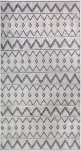 Passatoia grigia lavabile 80x200 cm Zig Zag – Vitaus