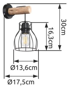 Globo 15326NW - Applique MINA 1xE27/40W/230V