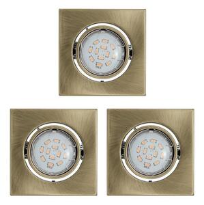 Eglo 93248 - Set da 3 faretti da incasso LED IGOA 3xGU10/5W/230V