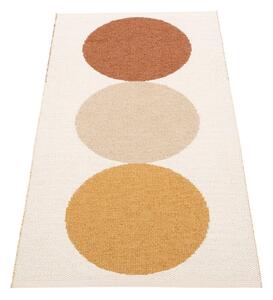Tappeto da interno/esterno giallo ocra/color crema 70x140 cm Otto Harvest – Pappelina