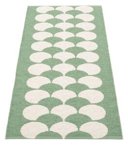 Passatoia da interno/esterno verde/color crema 70x150 cm Poppy Oregano – Pappelina
