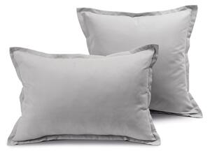 Cuscino D'arredo In Microfibra Modern CM. 60X40 Modern Tinta Unita Grigio Caleffi