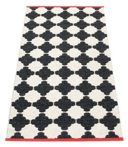 Passatoia da interno/esterno bianca e nera 70x150 cm Marre Black Coral – Pappelina