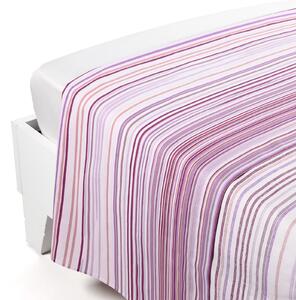 Lenzuolo Superiore In Cotone Grafismi Matrimoniale Caleffi Geometrico Ciclamino Caleffi