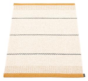 Tappeto da interno/esterno giallo ocra/color crema 60x85 cm Belle Ochre – Pappelina