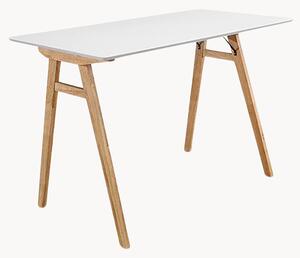 Scrivania con piano bianco Vojens