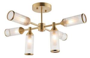 Endon 92213 - Lampadario su asta TOUR 6xG9/3W/230V ottone