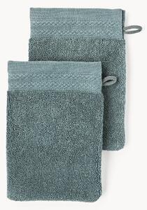 Guanti da bagno in cotone organico Premium 2 pz