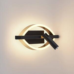 Lucande Matwei LED applique, ovale, ottone