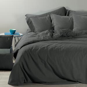 Copripiumino Con Federe In Cotone Vintage Singolo Caleffi Home Ragazzo Antracite Caleffi