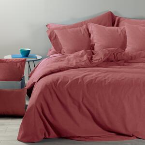 Copripiumino Con Federe In Cotone Vintage Singolo Caleffi Home Ragazzo Bordeaux Caleffi