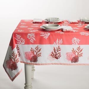 Tovaglia Da Cucina In Cotone Coralli CM. 150X180 Caleffi Marinaro Rosso Caleffi