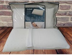 Coppia di cuscini in memory Vegetal in offerta con tessuto in cotone sfoderabile Altezza 10 cm