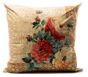 Cuscino D'arredo In Velluto Royal Velluto CM. 50X50 Modern Winter Cottage Oro Caleffi