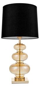 Lampada da comodino design paralume nero BRISTON