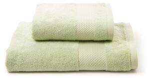 Asciugamano Con Ospite In Cotone Bamboo Standard Primanatura Tinta Unita Mela Caleffi