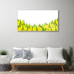 Quadro in vetro Natura fiori Tulipani 100x50 cm