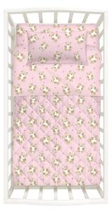 Copriletto Trapuntato In Cotone Orsacchiotti Baby Caleffi Kids Non Specificato Rosa Caleffi