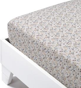 Lenzuolo Inferiore In Cotone Provenza Singolo Caleffi Geometrico Naturale Caleffi