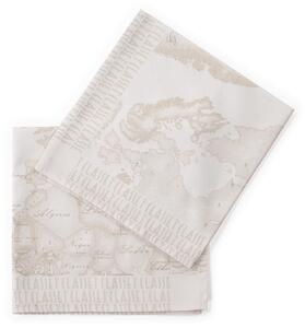 Tovagliolo Geo White Alviero Martini 1a Classe, In Cotone Caleffi