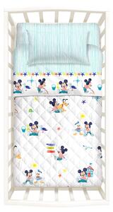 Copriletto Con Paracolpi In Cotone Baby Mickey Baby Disney Caleffi