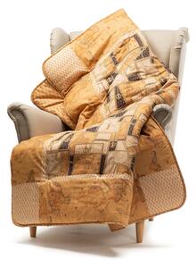 Plaid Geo Chain Alviero Martini 1a Classe, In Raso Di Cotone Caleffi