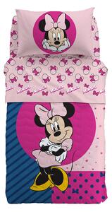 Copriletto Trapuntato Singolo Minnie Smile Warner Bros Baby, In Cotone Caleffi