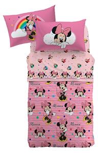 Copriletto Trapuntato In Cotone Minnie Rainbow Singolo Warner Bros Ragazza Caleffi