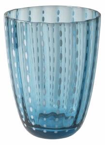Villa D'Este Kalahari Bicchiere Acqua 30 Cl Set 6 Pz In Vetro Azzurro