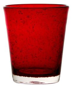 Allefors Bubbles Bicchiere Acqua 31,5 Cl Set 6 Pz Rosso