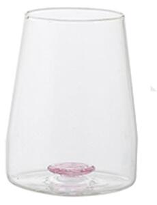 Sigillo Bicchiere Acqua 39 Cl Set 6 Pz In Vetro Rosa