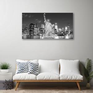 Foto quadro su tela Statua della Libertà New York 100x50 cm