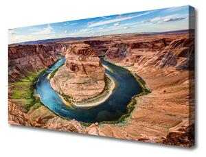 Quadro su tela Paesaggio del Grand Canyon 100x50 cm