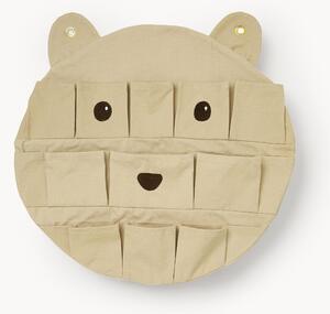Organizer da parete in cotone organico Bear