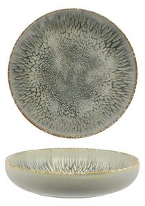 Mesa Ceramics Dust Piatto Fondo 22 Cm Set 4 Pz In Stoneware Grigio