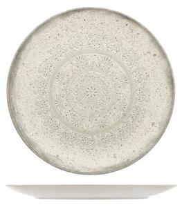Mesa Ceramics Lace Piatto Piano Coupe 33 Cm Set 4 Pz In Stoneware Bianco
