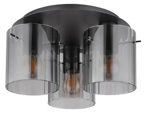 Globo 15904-3D - Plafoniera TULIVAR 3xE27/40W/230V diametro 37 cm grigio