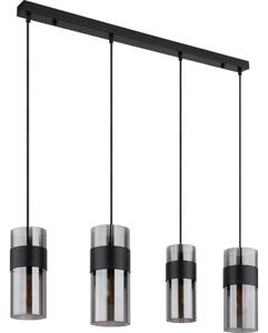 Globo 15718-4 - Lampadario a sospensione con filo SCARFINA 4xE27/60W/230V