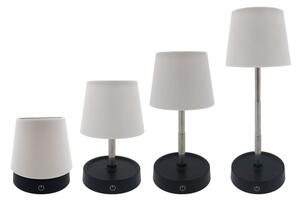 Lampada da tavolo LED dimmerabile touch 3W 5V USB 800mAh bianca