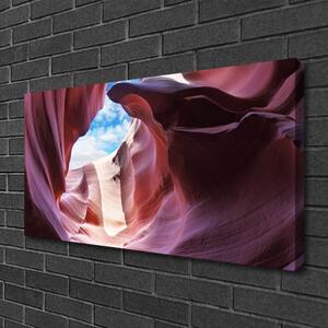 Quadro su tela Rock, fiume, trogolo Art 100x50 cm