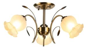 Brilagi - Lampadario a plafone FLORA 3xE14/60W/230V bronzo