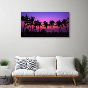 Quadro su tela Paesaggio delle palme 100x50 cm