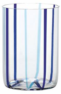 Zafferano Tirache Bicchiere Acqua 35 Cl Set 6 Pz Acquamarina Blu