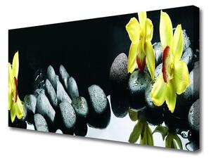 Quadro su tela Fiore di orchidea 100x50 cm