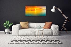 Foto quadro su tela Mare, sole, paesaggio 125x50 cm